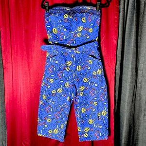 Blue floral jumper from Anthropology 2011